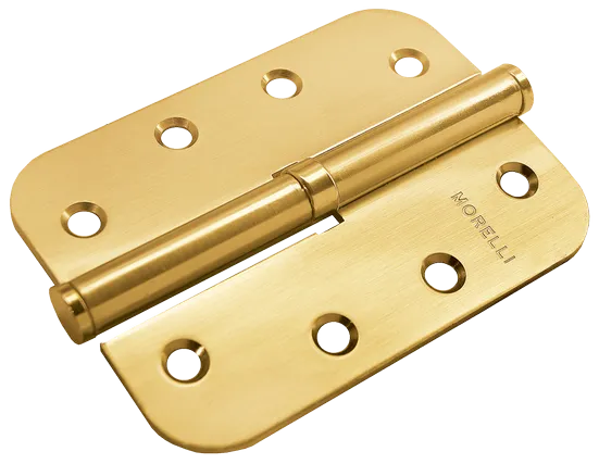 Петля карточная разъемная MSND-C 100X70X2.5 SG R с подшипником стальная левая, врезная, цвет матовое золото фото купить Набережные Челны