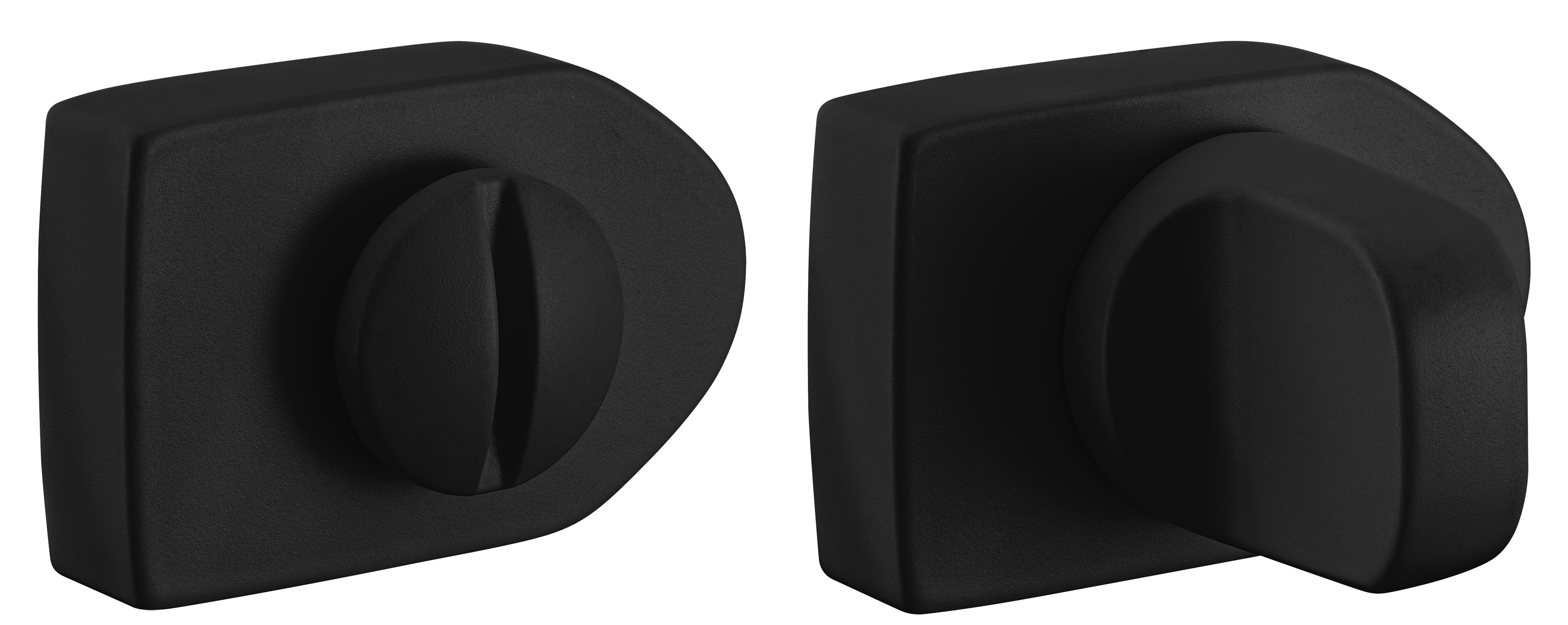 Завертка сантехническая LUX-WC-SH NERO-ST цвет - черный soft-touch фото купить Набережные Челны