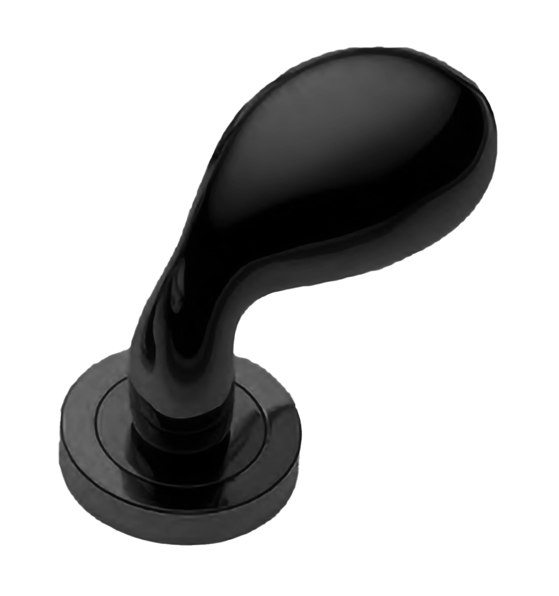 Ручка дверная AIR-2 R2 NERO раздельная на круглой розетке, цвет - черный фото 1 Ручка дверная AIR-2 R2 NERO раздельная на круглой розетке, цвет - черный фото купить Набережные Челны