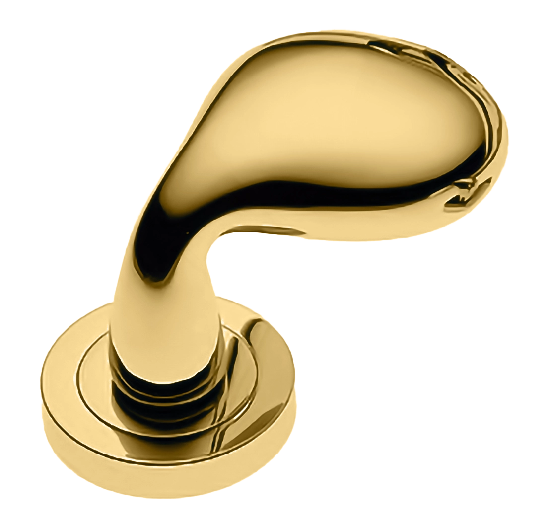 Ручка дверная SIENA-2 R2 OTL раздельная на круглой розетке, цвет - золото фото 1 Ручка дверная SIENA-2 R2 OTL раздельная на круглой розетке, цвет - золото фото купить Набережные Челны