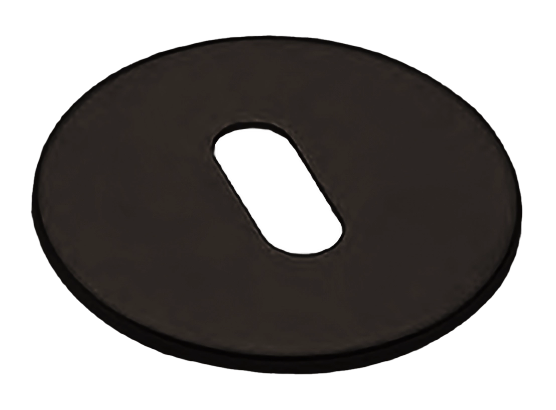 Накладка на ключевой цилиндр LUX-FK-R5 ANT на круглой розетке под ключ буратино, цвет - антрацит фото 1 Накладка на ключевой цилиндр LUX-FK-R5 ANT на круглой розетке под ключ буратино, цвет - антрацит фото купить Набережные Челны