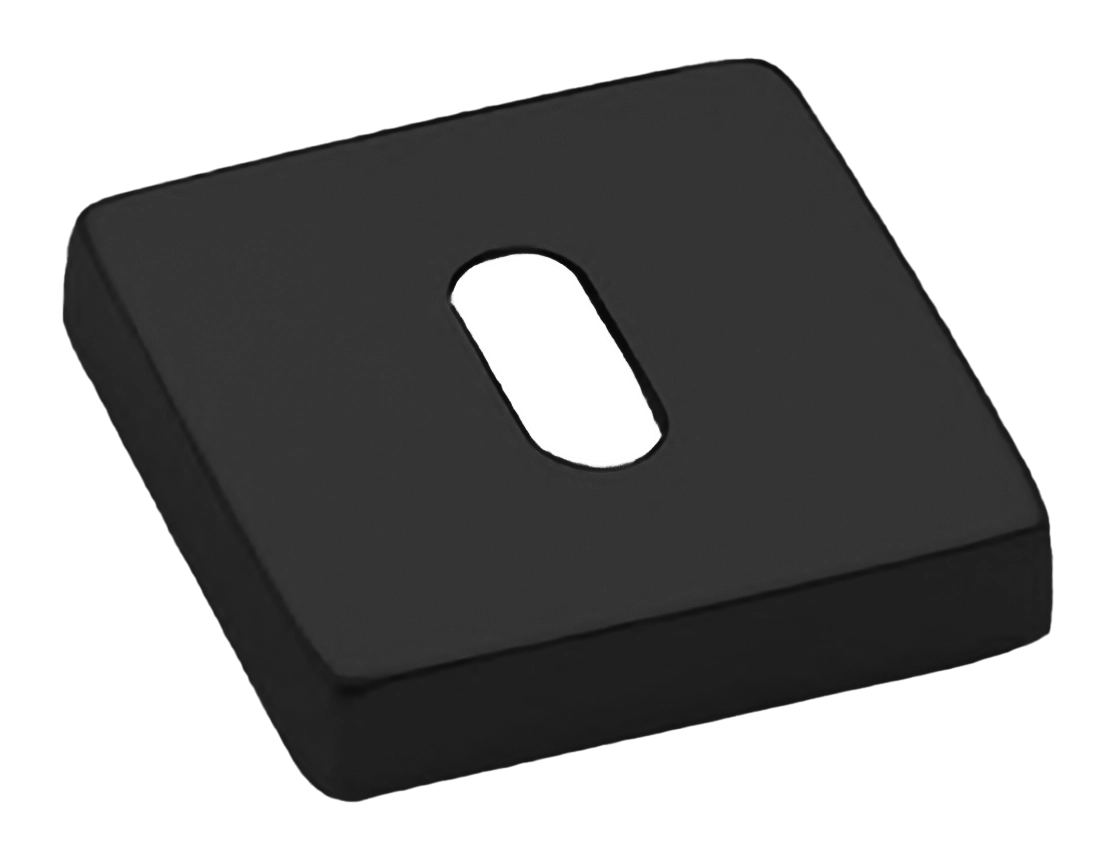 Накладка на ключевой цилиндр LUX-FK-S4-E NERO на квадратной розетке под ключ буратино, цвет - черный фото 1 Накладка на ключевой цилиндр LUX-FK-S4-E NERO на квадратной розетке под ключ буратино, цвет - черный фото купить Набережные Челны