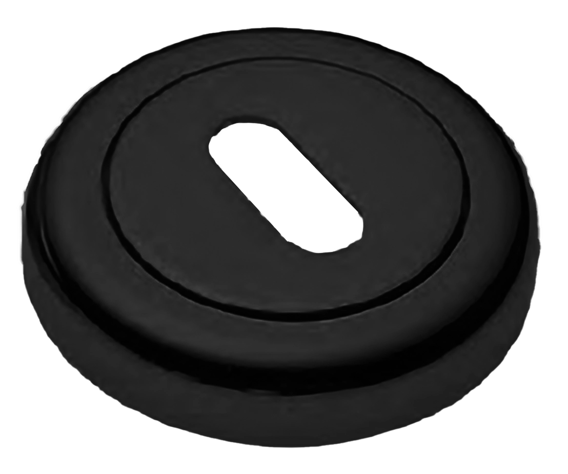 Накладка на ключевой цилиндр LUX-FK-R4 NERO на круглой розетке под ключ буратино, цвет - черный фото 1 Накладка на ключевой цилиндр LUX-FK-R4 NERO на круглой розетке под ключ буратино, цвет - черный фото купить Набережные Челны