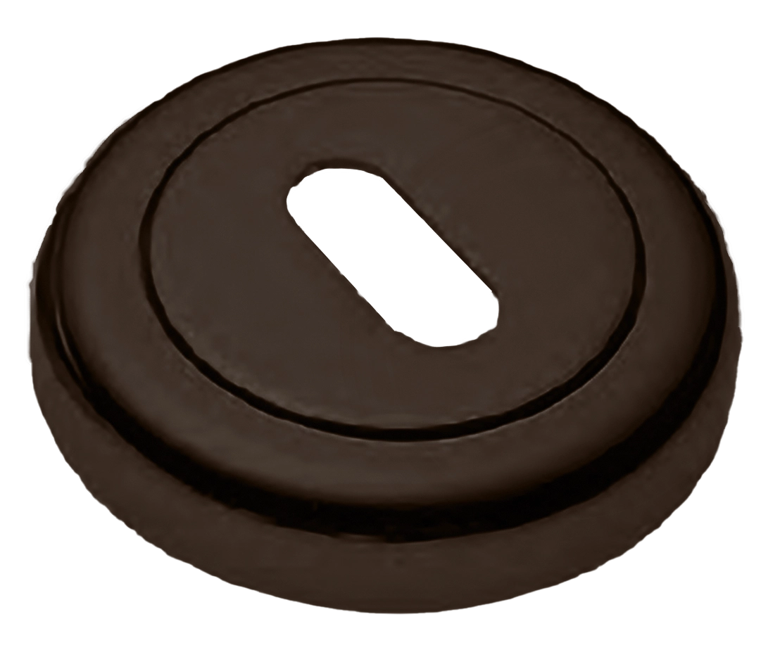 Накладка на ключевой цилиндр LUX-FK-R4 ANT на круглой розетке под ключ буратино, цвет - антрацит фото 1 Накладка на ключевой цилиндр LUX-FK-R4 ANT на круглой розетке под ключ буратино, цвет - антрацит фото купить Набережные Челны