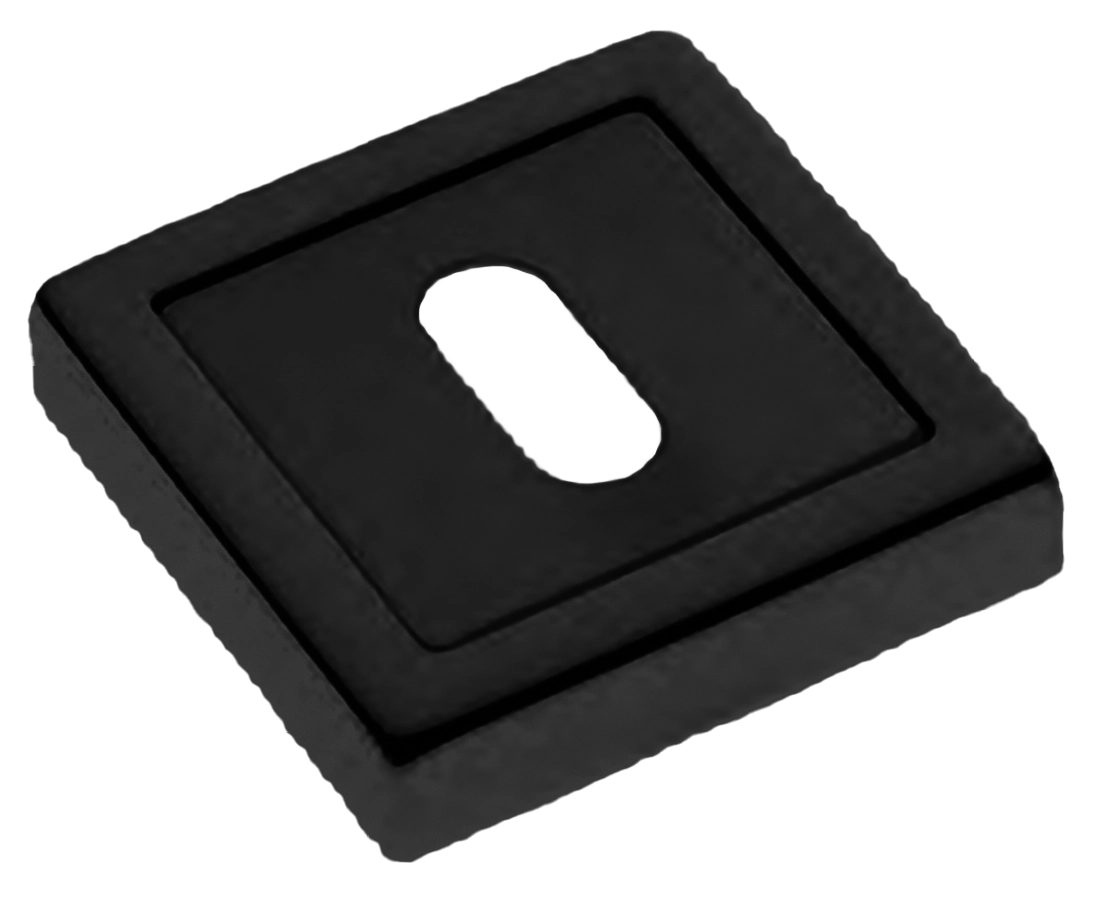 Накладка на ключевой цилиндр LUX-FK-S3 NERO на квадратной розетке под ключ буратино, цвет - черный фото 1 Накладка на ключевой цилиндр LUX-FK-S3 NERO на квадратной розетке под ключ буратино, цвет - черный фото купить Набережные Челны