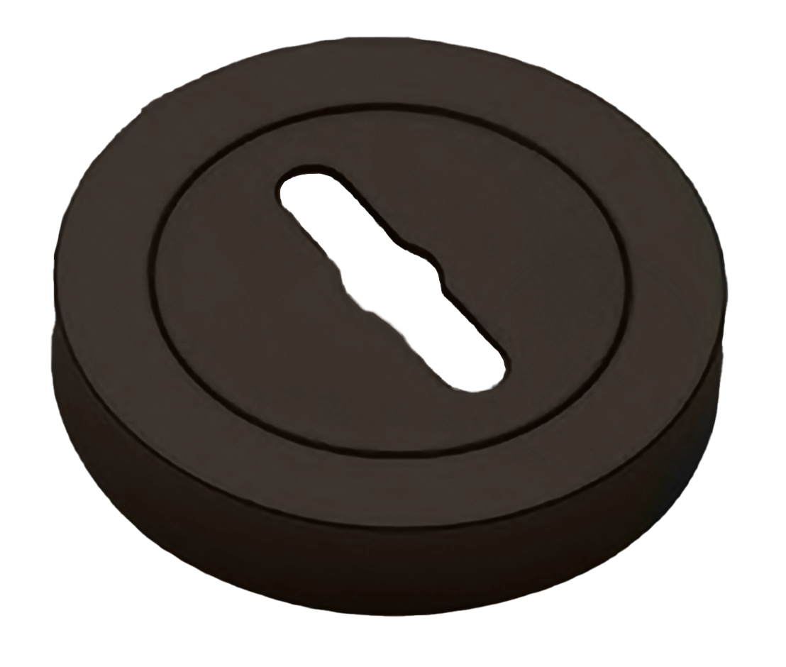 Накладка на ключевой цилиндр LUX-SK-R2 ANT на круглой розетке под сувальдный ключ, цвет - антрацит фото 1 Накладка на ключевой цилиндр LUX-SK-R2 ANT на круглой розетке под сувальдный ключ, цвет - антрацит фото купить Набережные Челны