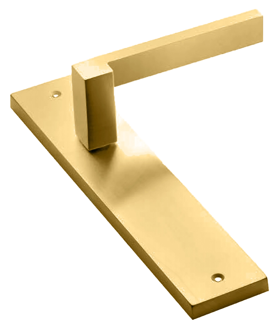 STONE PL OSA, ручка на планке, цвет - матовое золото фото купить в Набережных Челнах