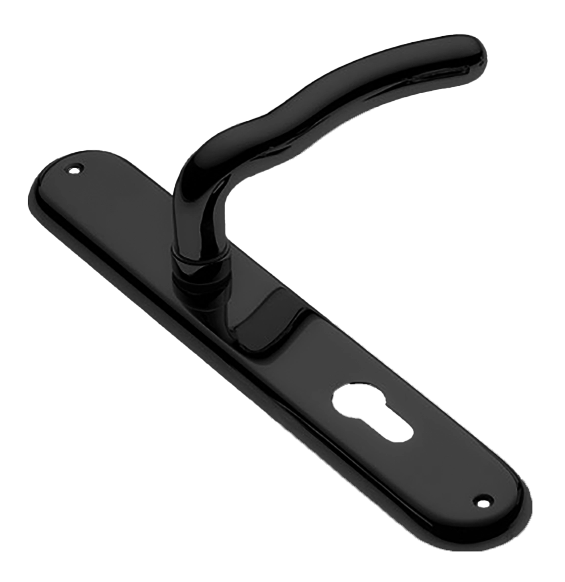 SNAKE PL NERO, ручка на планке, цвет - черный фото купить в Набережных Челнах