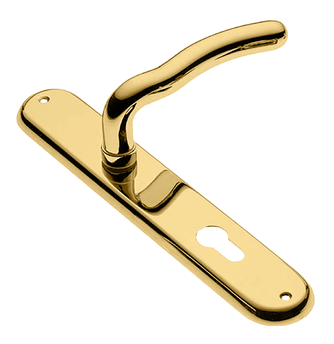 SNAKE PL OTL, ручка на планке, цвет - золото фото купить в Набережных Челнах