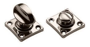 LUX-WC-RIVA NIK, завертка сантехническая на квадратной розетке для ручки RIVA, цвет - никель фото купить в Набережных Челнах