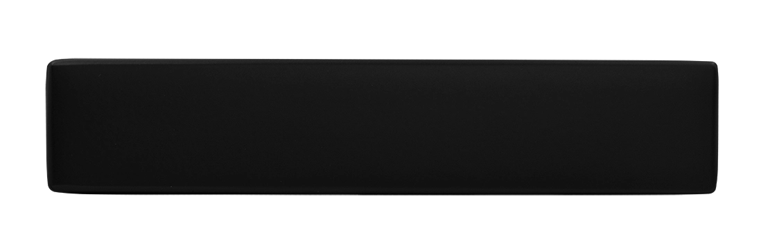 Ручка дверная SHUTTLE NERO-ST цвет черный soft-touch, ЦАМ фото купить в Набережных Челнах