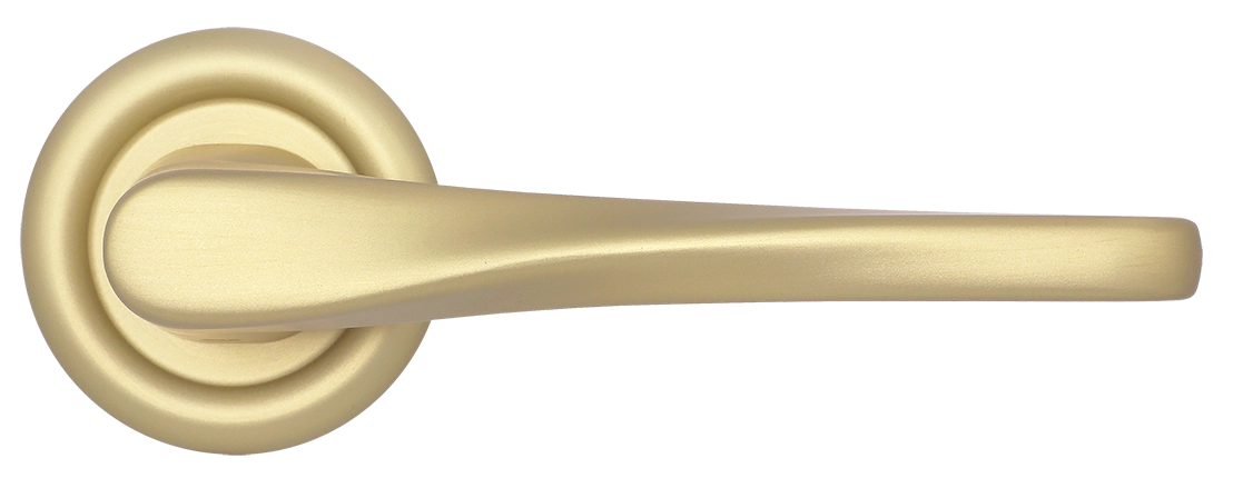 Ручка дверная THE OLYMPICS R7 AH на круглой розетке, цвет Осенний мёд/Autumn Honey фото купить в Набережных Челнах