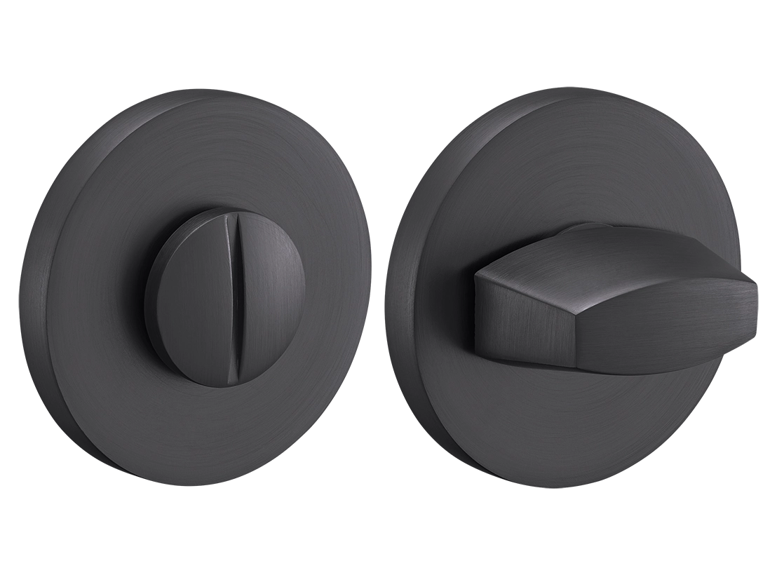 Завертка сантехническая MH-WC-R6 GR на круглой розетке, цвет графит, ЦАМ фото купить Набережные Челны