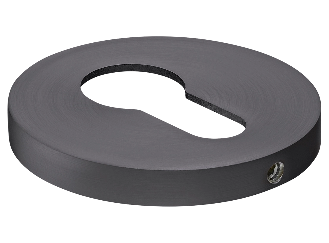 Накладка на замок MH-KH-R6 GR на круглой розетке, цвет матовый графит фото купить Набережные Челны