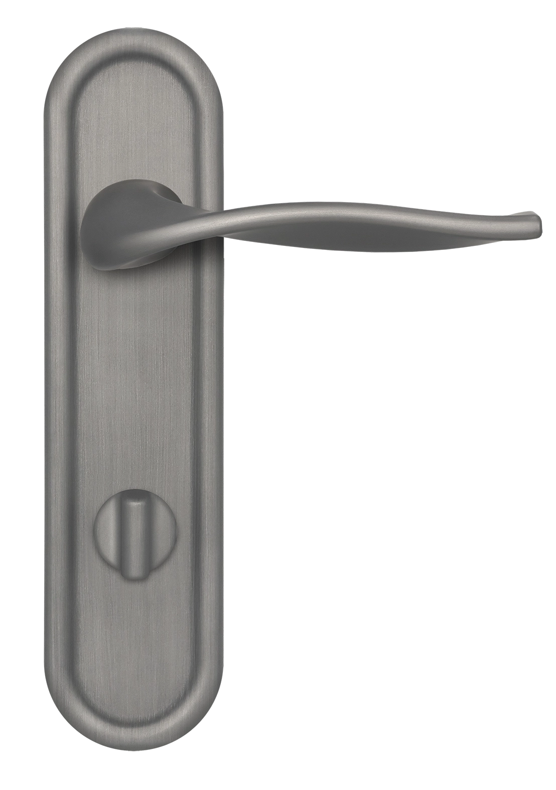 Ручка дверная SKYSCRAPER PLR WC WF на планке под сантехническую завертку, цвет Зимняя стужа/Winter Frost фото купить в Набережных Челнах