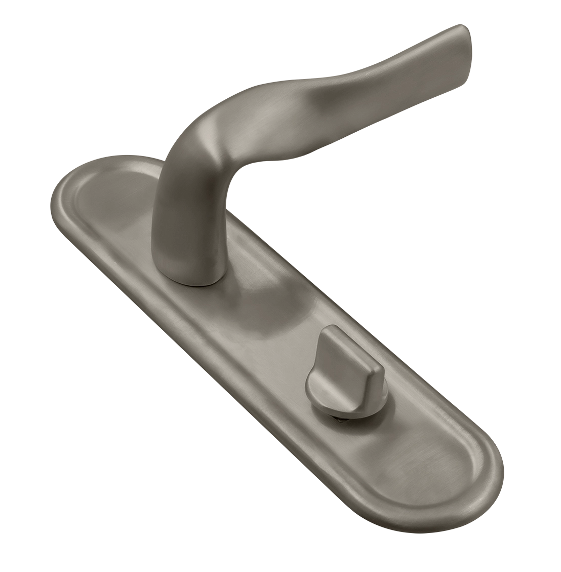 Ручка дверная LVB PLR WC SMI на планке под сантехническую завертку, цвет Весенняя дымка/Spring Mist фото купить Набережные Челны