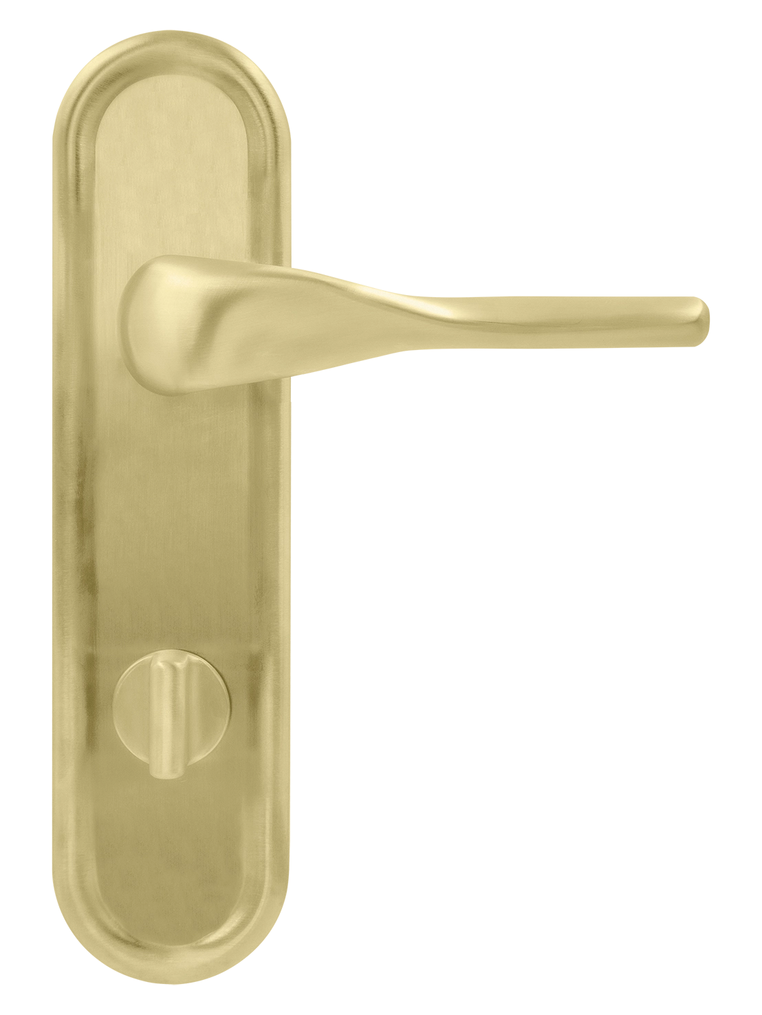 Ручка дверная LVB PLR WC AH на планке под сантехническую завертку, цвет Осенний мёд/Autumn Honey фото купить в Набережных Челнах