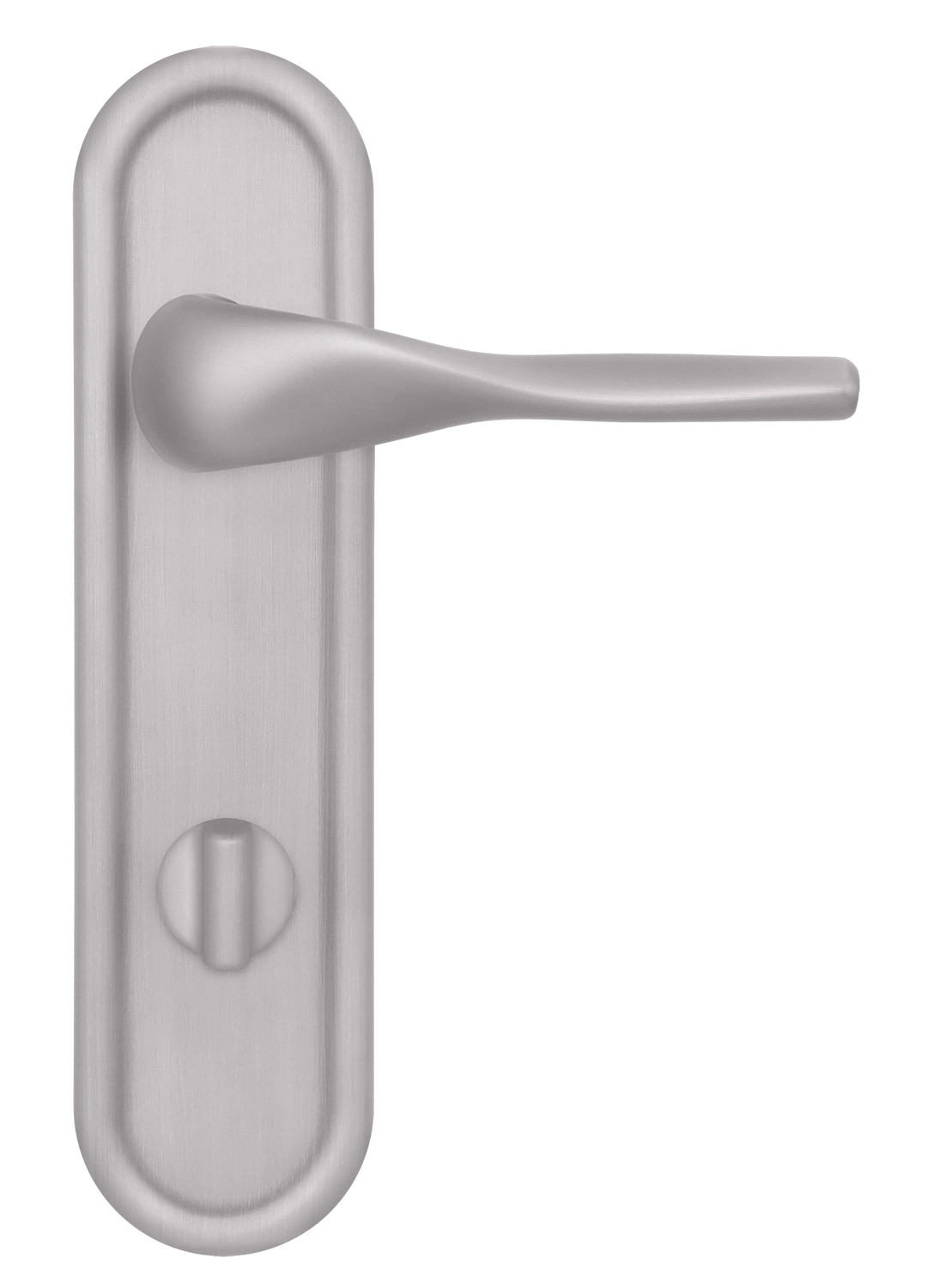 Ручка дверная LVB PLR WC SSW на планке под сантехническую завертку, цвет Стокгольмский снегопад/Stockholm Snowfall фото купить в Набережных Челнах