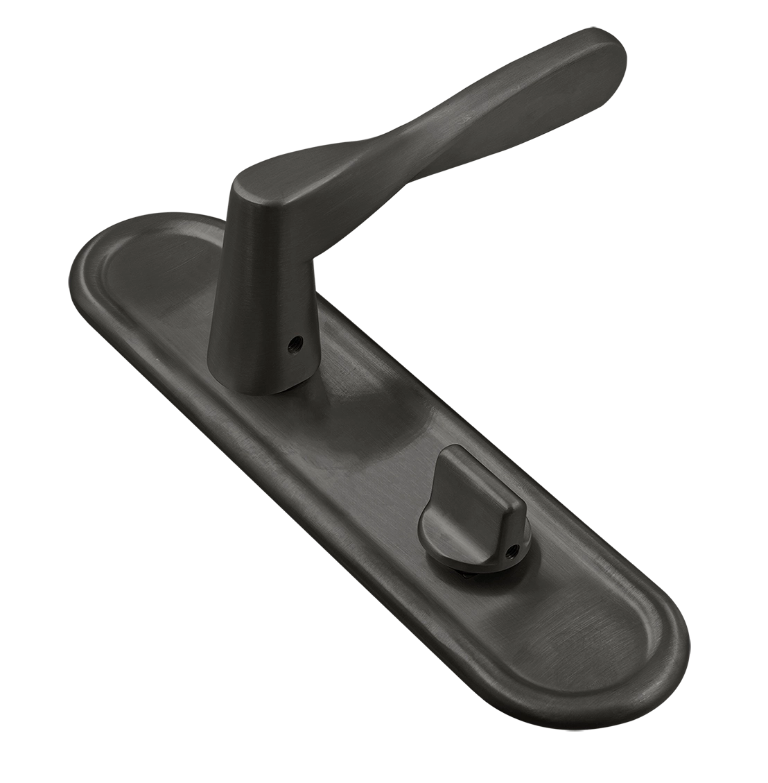 Ручка дверная THE OLYMPICS PLR WC SST на планке под сантехническую завертку, цвет Летняя гроза/Summer Storm фото купить Набережные Челны