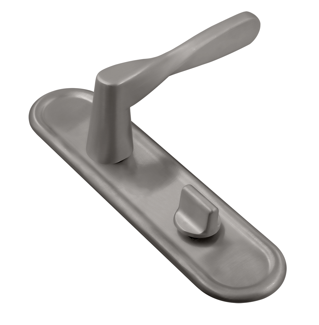 Ручка дверная THE OLYMPICS PLR WC WF на планке под сантехническую завертку, цвет Зимняя стужа/Winter Frost фото купить Набережные Челны