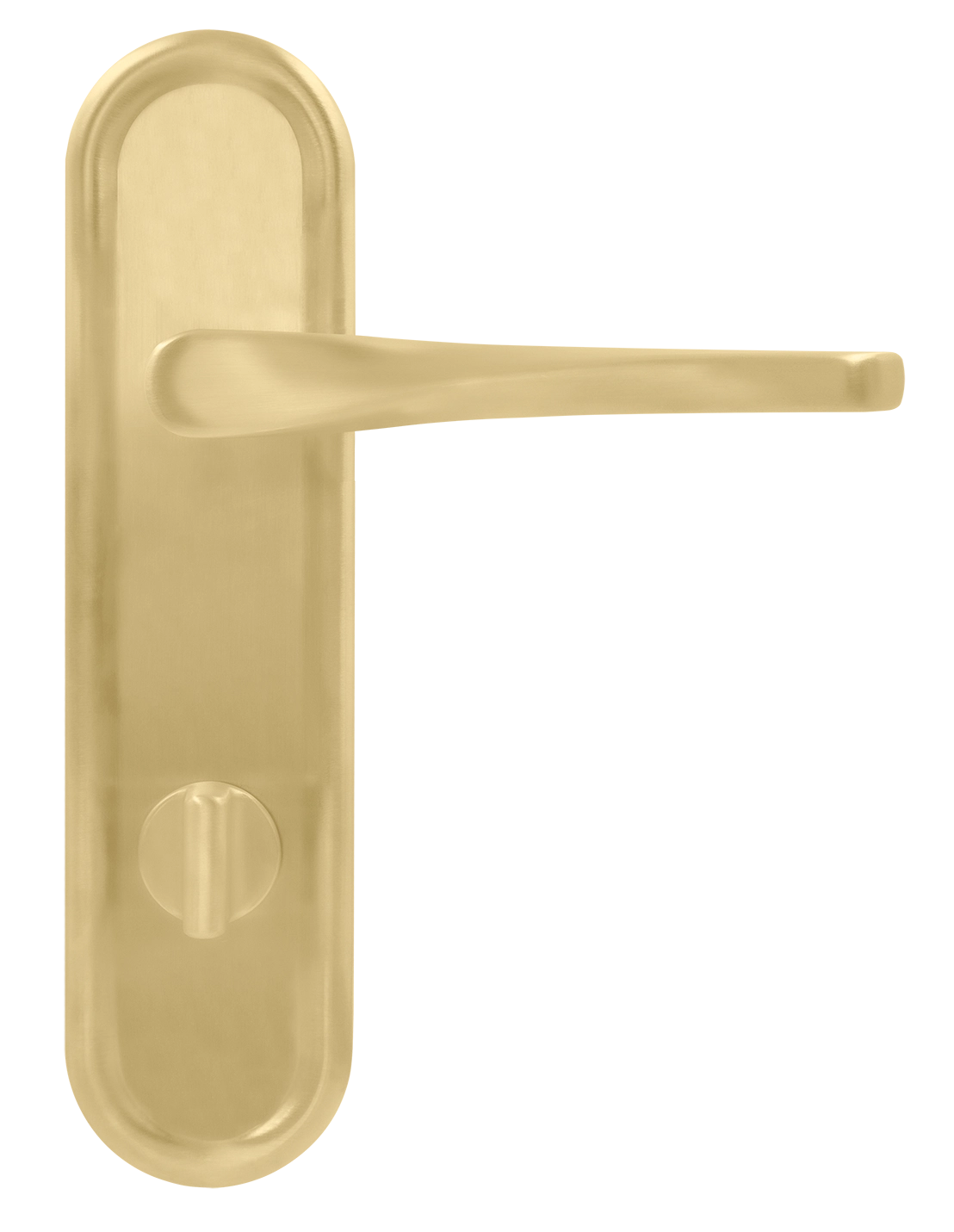 Ручка дверная THE OLYMPICS PLR WC AH на планке под сантехническую завертку, цвет Осенний мёд/Autumn Honey фото купить в Набережных Челнах