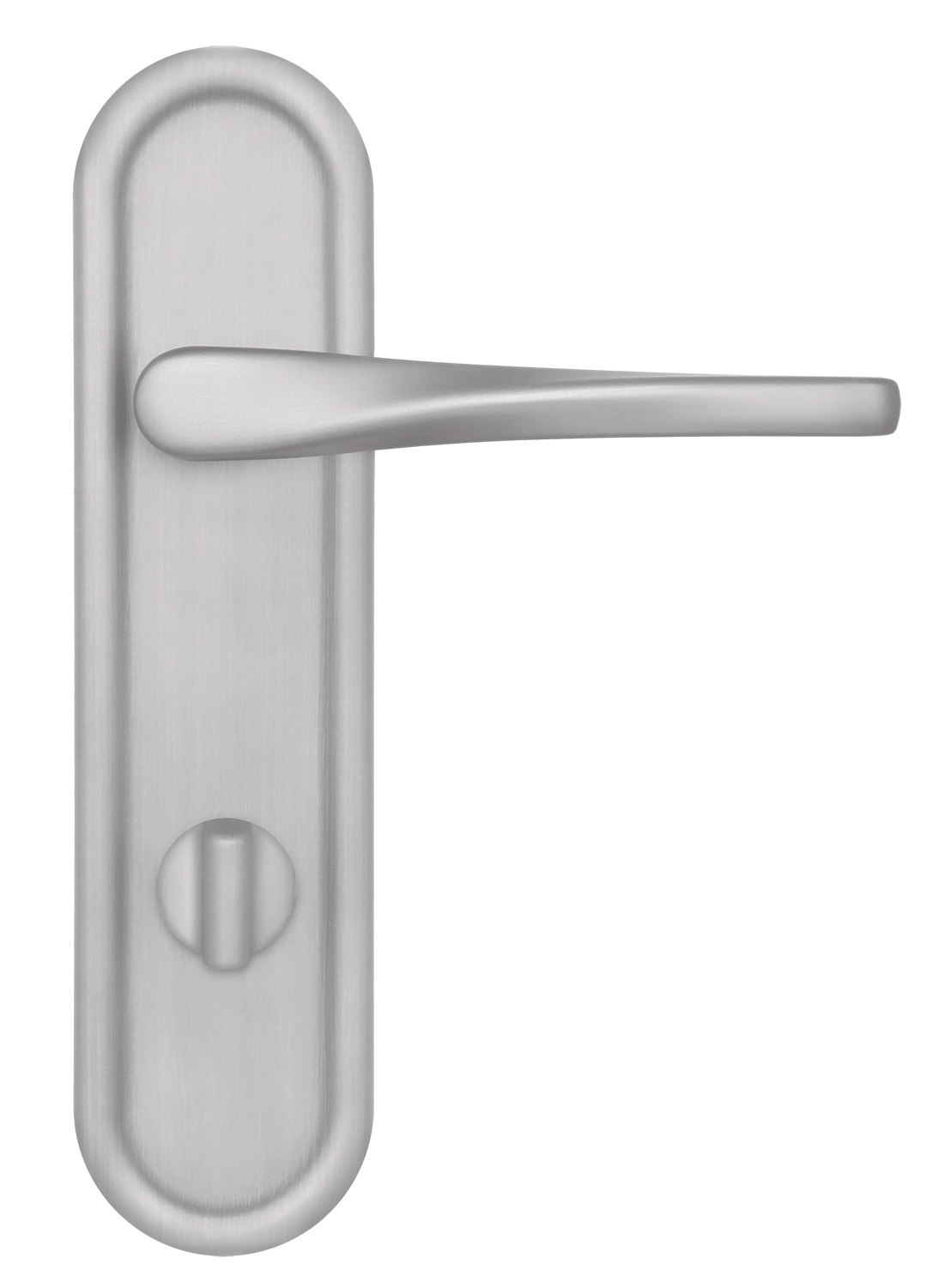 Ручка дверная THE OLYMPICS PLR WC SSW на планке под сантехническую завертку, цвет Стокгольмский снегопад/Stockholm Snowfall фото купить в Набережных Челнах