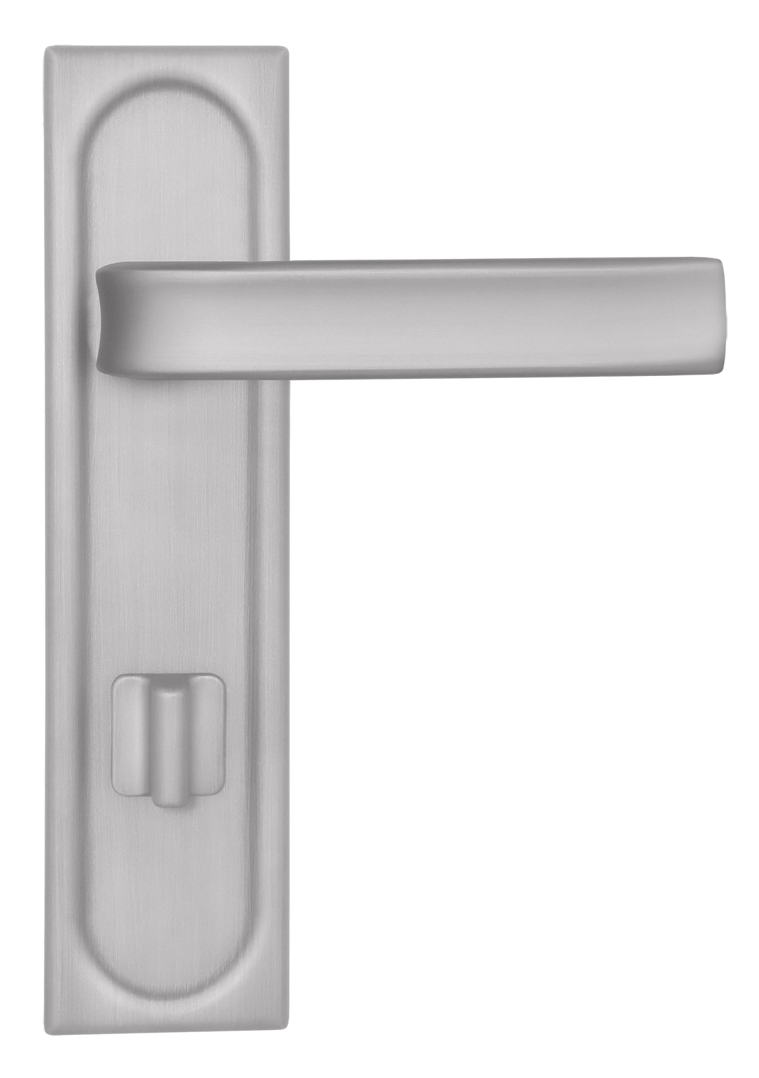 Ручка дверная THE BUS STATION PLS WC SSW на планке под сантехническую завертку, цвет Стокгольмский снегопад/Stockholm Snowfall фото купить в Набережных Челнах