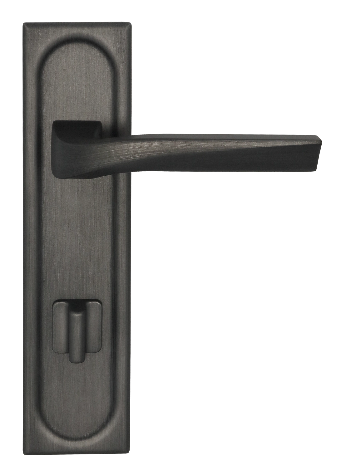 Ручка дверная WD CONCERT HALL PLS WC SST на планке под сантехническую завертку, цвет Летняя гроза/Summer Storm фото фурнитура Набережные Челны