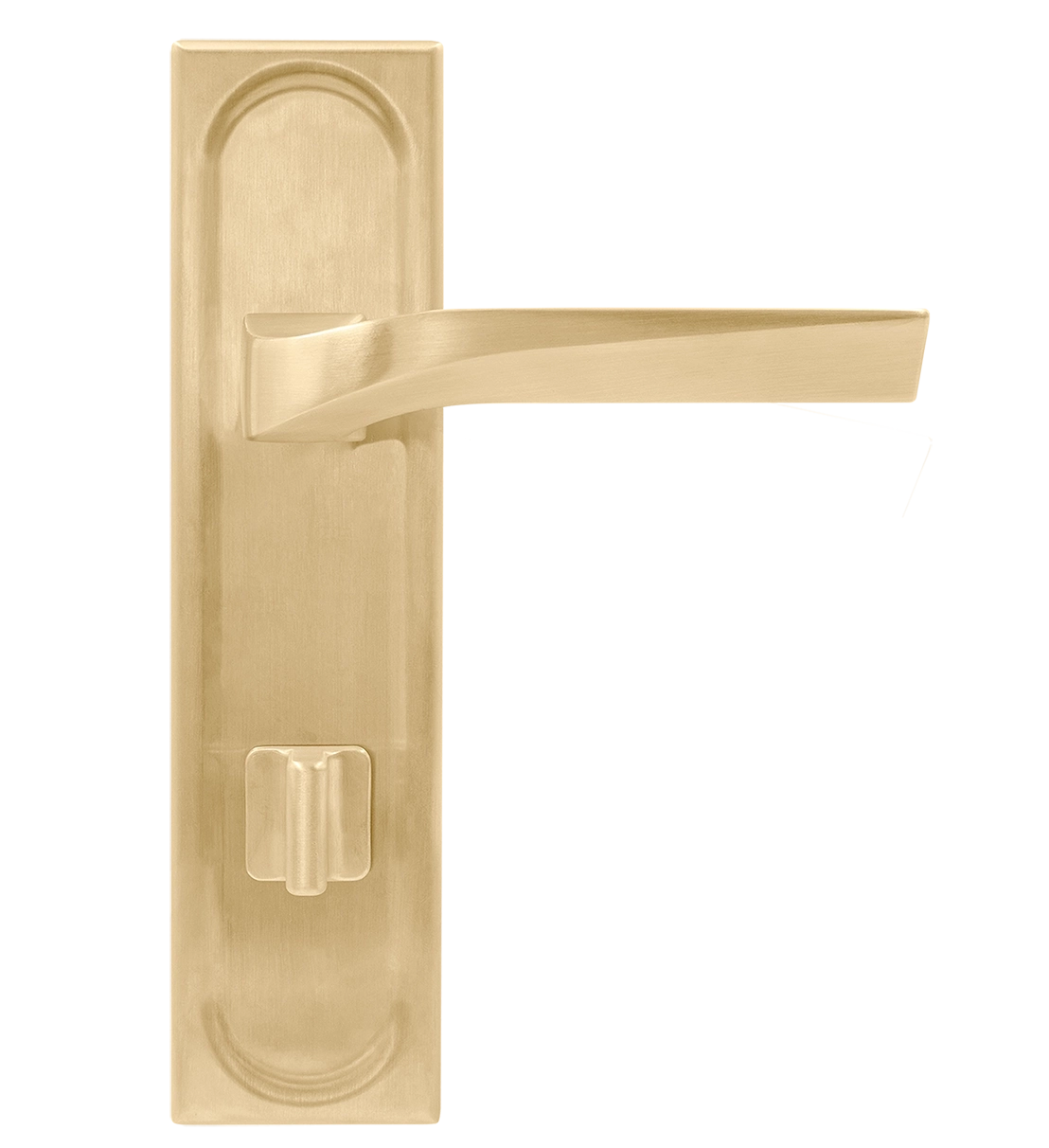 Ручка дверная WD CONCERT HALL PLS WC AH на планке под сантехническую завертку, цвет Осенний мёд/Autumn Honey фото купить в Набережных Челнах