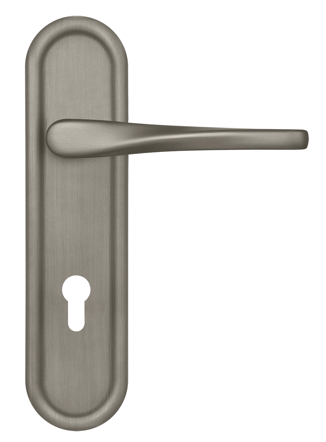 Ручка дверная THE OLYMPICS PLR KH SMI на планке под ключевой цилиндр, цвет Весенняя дымка/Spring Mist фото купить Набережные Челны