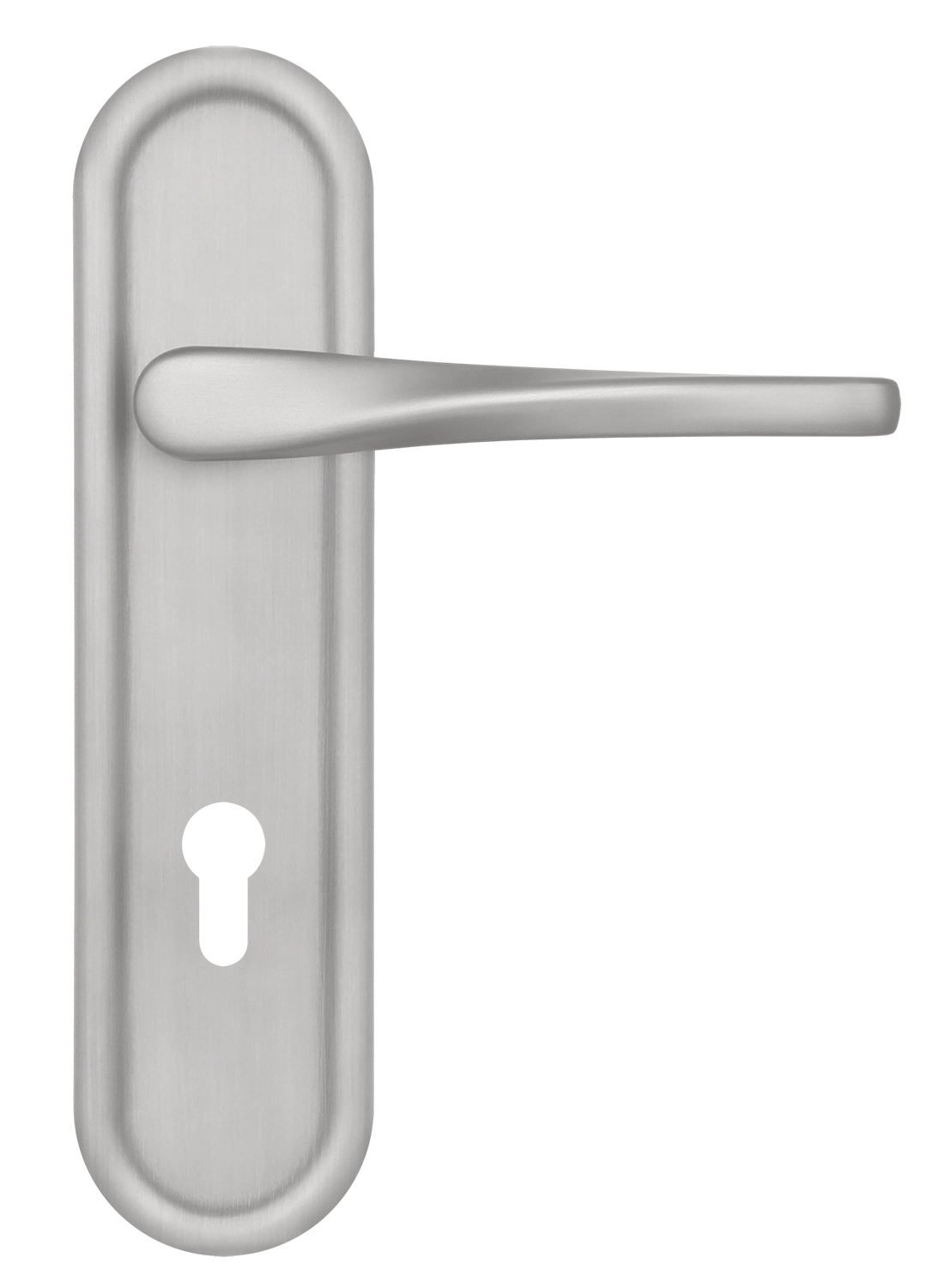 Ручка дверная THE OLYMPICS PLR KH SSW на планке под ключевой цилиндр, цвет Стокгольмский снегопад/Stockholm Snowfall фото купить Набережные Челны