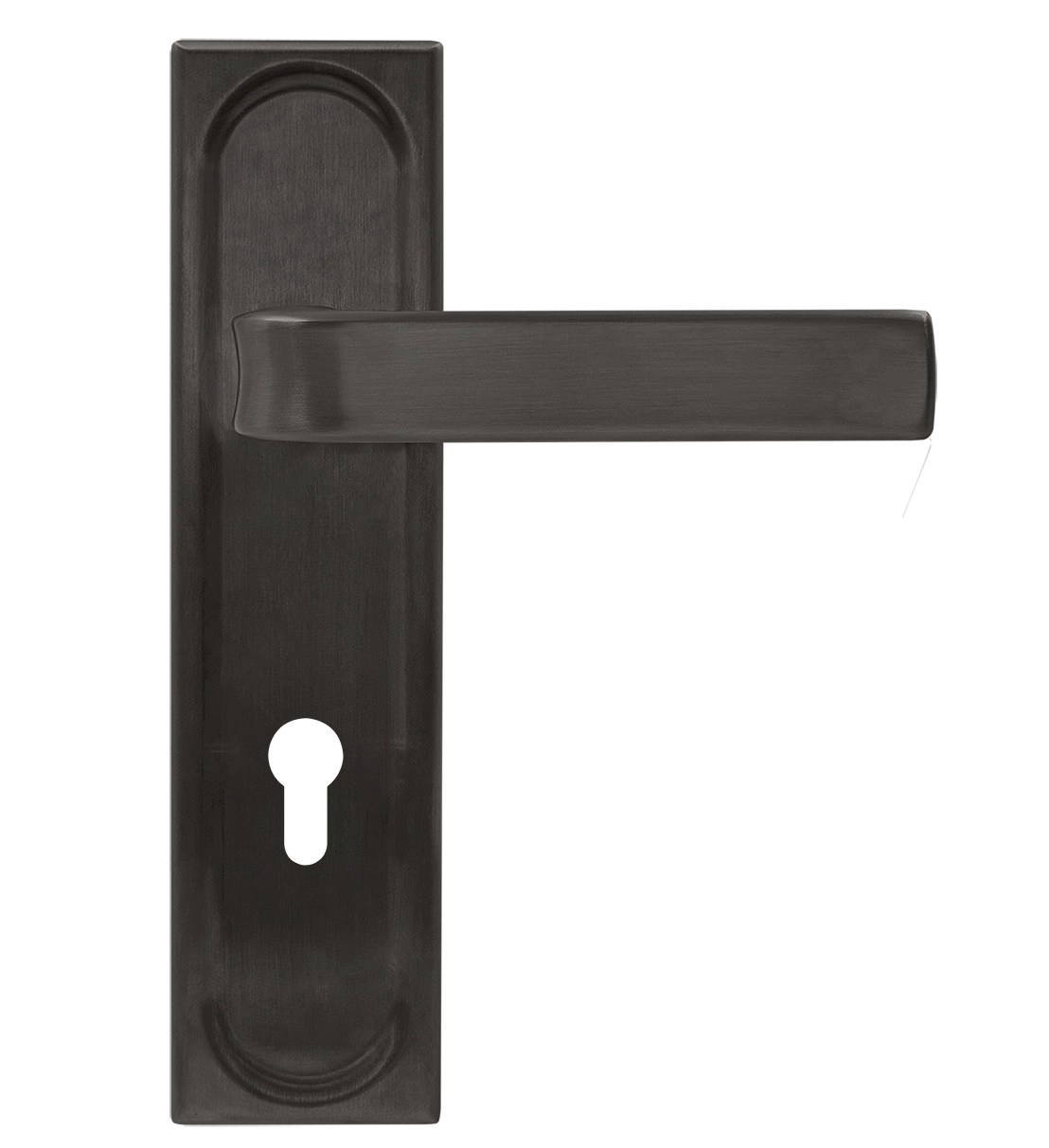 Ручка дверная THE BUS STATION PLS KH SST на планке под ключевой цилиндр, цвет Летняя гроза/Summer Storm фото купить Набережные Челны