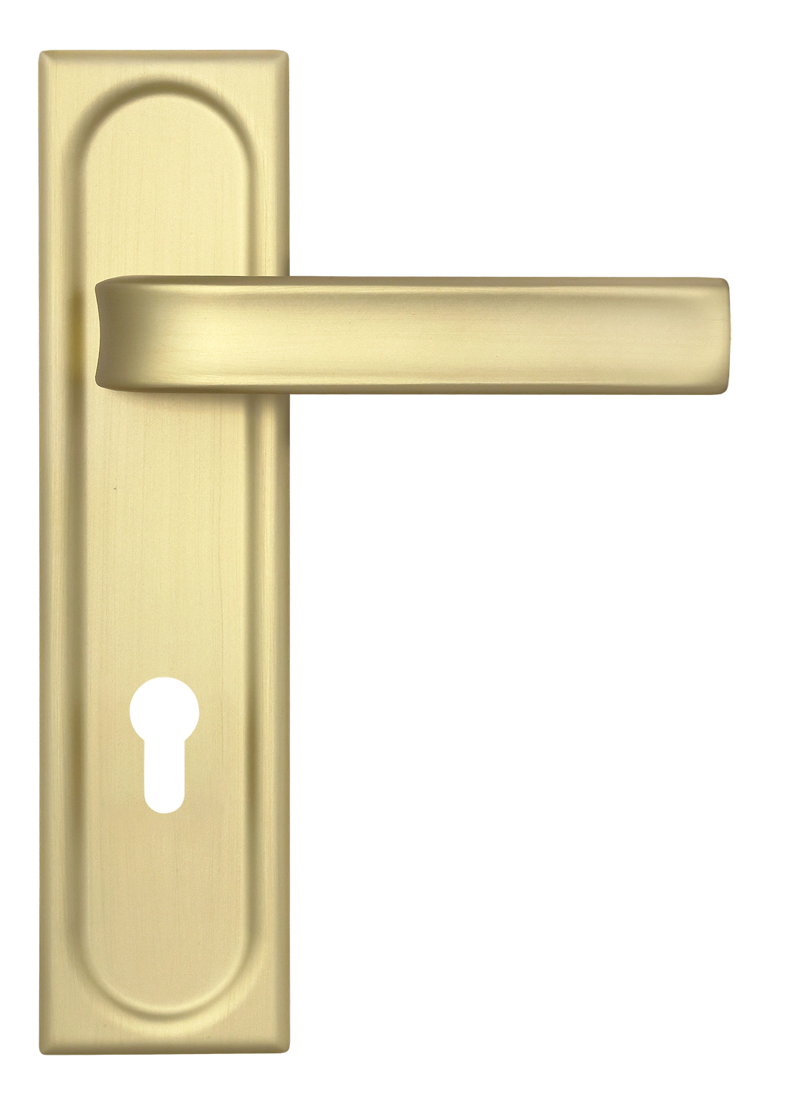 Ручка дверная THE BUS STATION PLS KH AH на планке под ключевой цилиндр, цвет Весенняя дымка/Spring Mist фото купить Набережные Челны