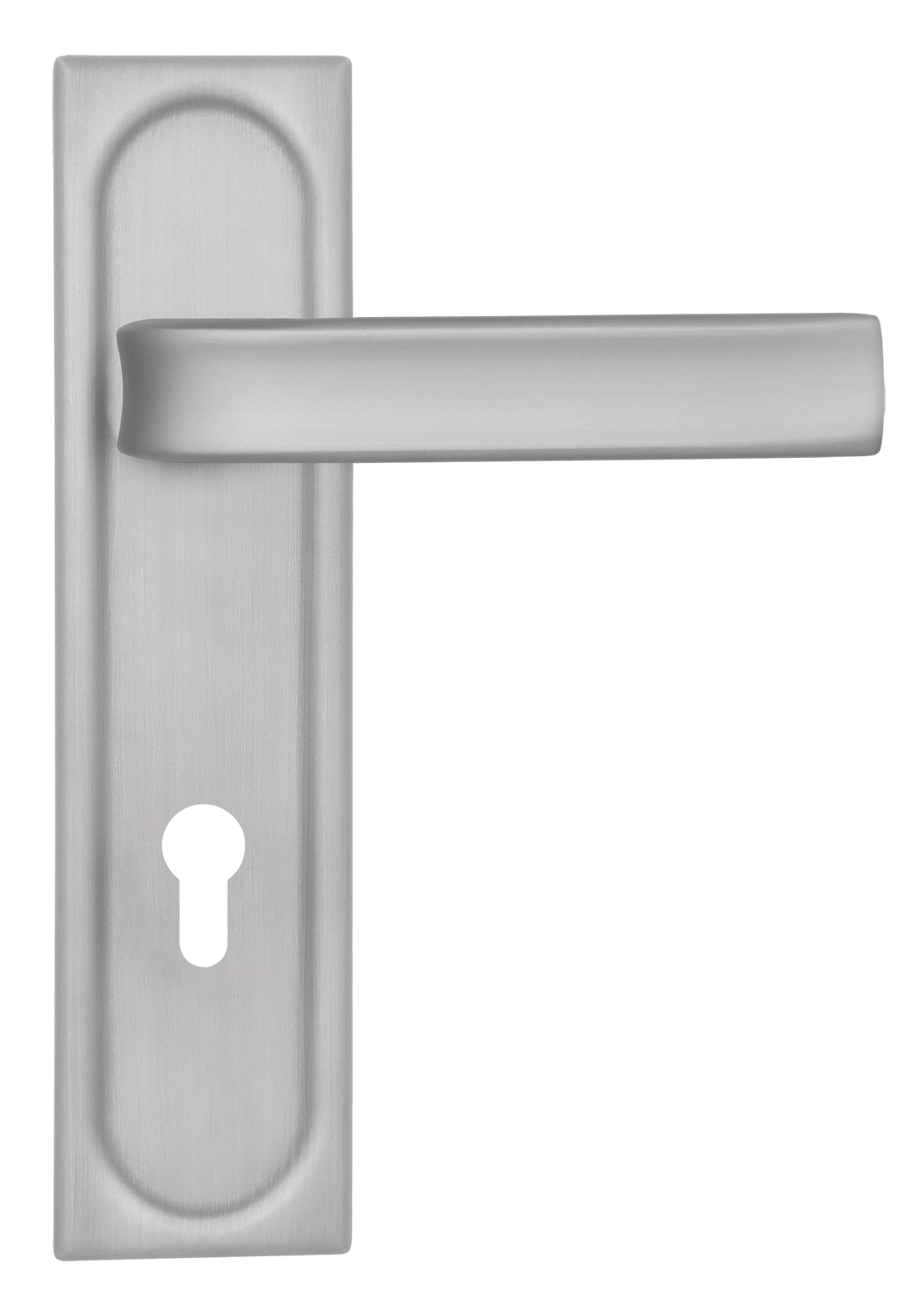 Ручка дверная THE BUS STATION PLS KH SSW на планке под ключевой цилиндр, цвет Стокгольмский снегопад/Stockholm Snowfall фото купить Набережные Челны