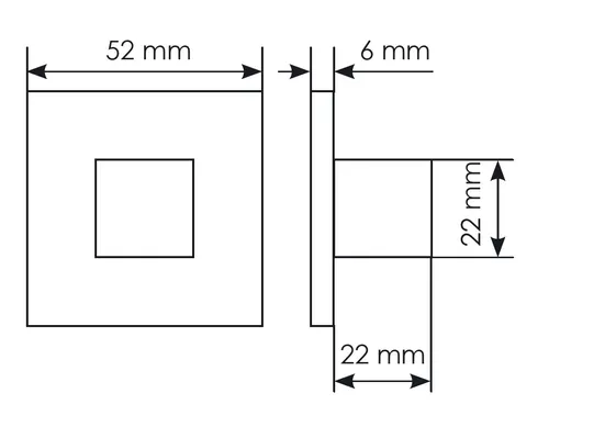 Комплект дверных ручек MH-54-S6 BL с заверткой MH-WC-S6 BL + замок M1895 BL, цвет черный фото дверная фурнитура Набережные Челны