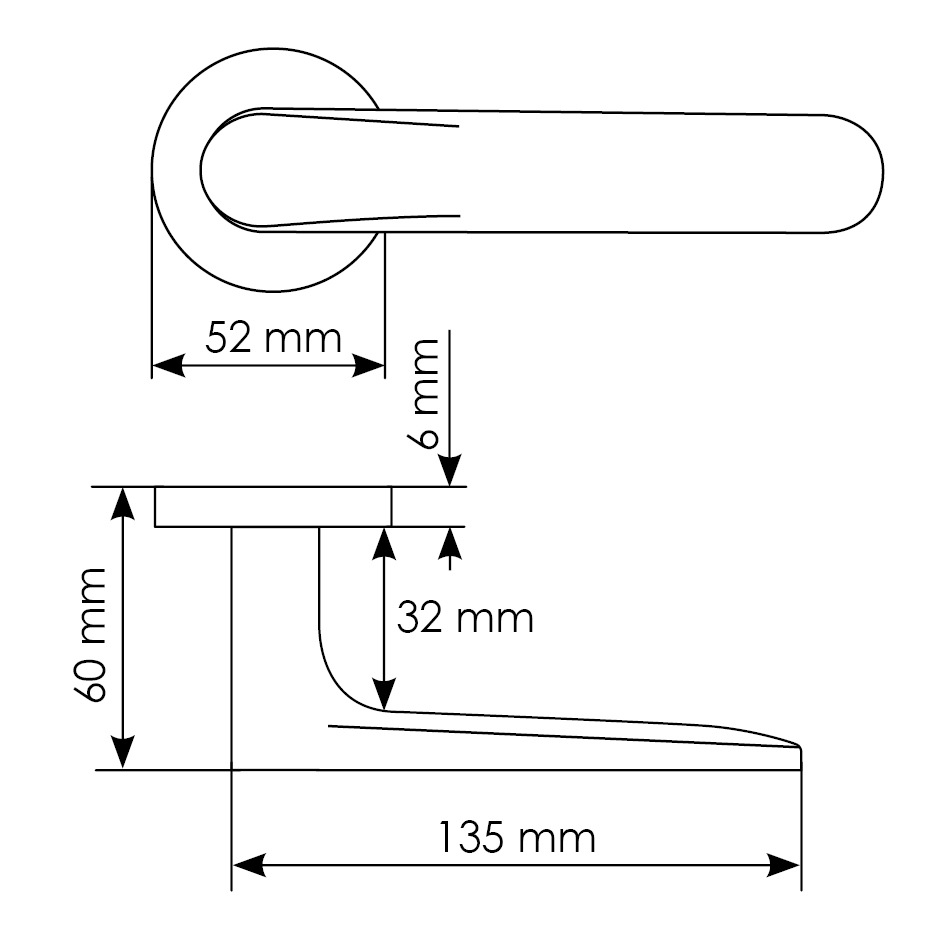 Комплект дверных ручек MH-59-R6 BL с заверткой MH-WC-R6 BL + магнитный замок M1895 BL, цвет черный фотомореллиНабережные Челны