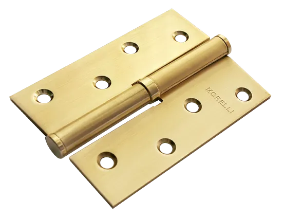 Петля разъемная карточная MSND 100X70X2.5 SG R с подшипником стальная правая, врезная, цвет матовое золото фото купить Набережные Челны