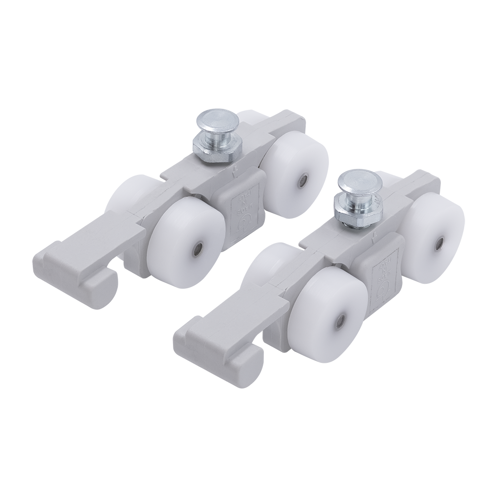 Комплект ролик-стопор SLIDING SET 1-SO 40kg NEW для синхр. открывания, дверь до 40кг фото фурнитура Набережные Челны