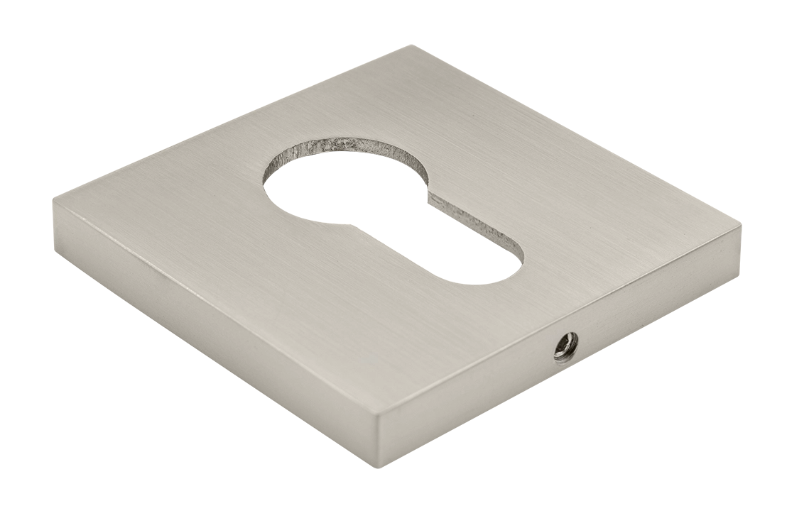 Накладка на замок MH-KH-S6 MSN под евроцилиндр, цвет матовый хром фото купить Набережные Челны