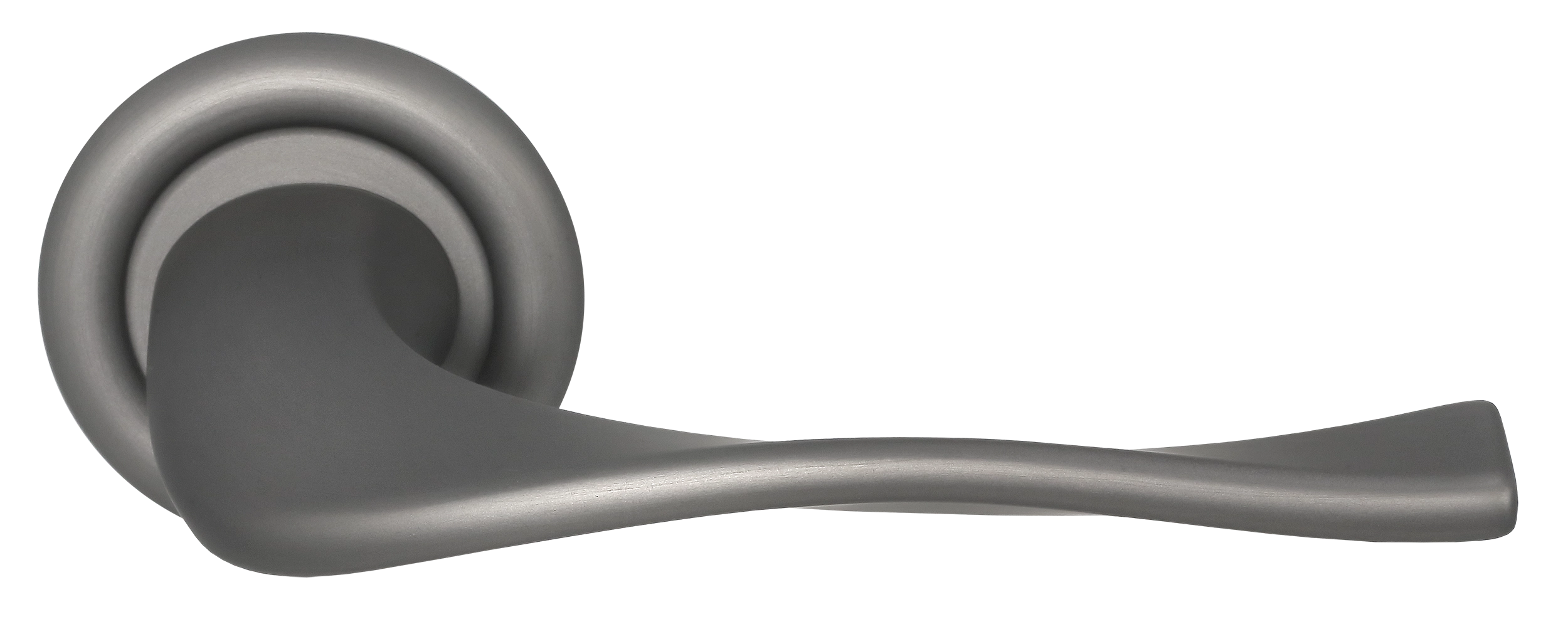 Ручка дверная SKYSCRAPER R7 WF на круглой розетке