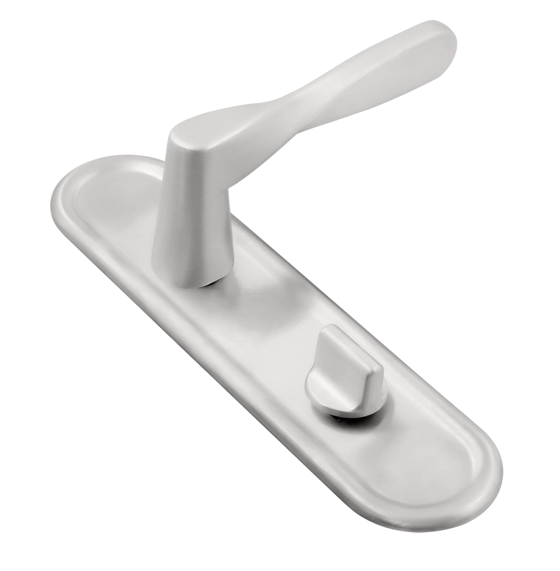 Ручка дверная THE OLYMPICS PLR SSW на планке, цвет Стокгольмский снегопад/Stockholm Snowfall фото купить Набережные Челны