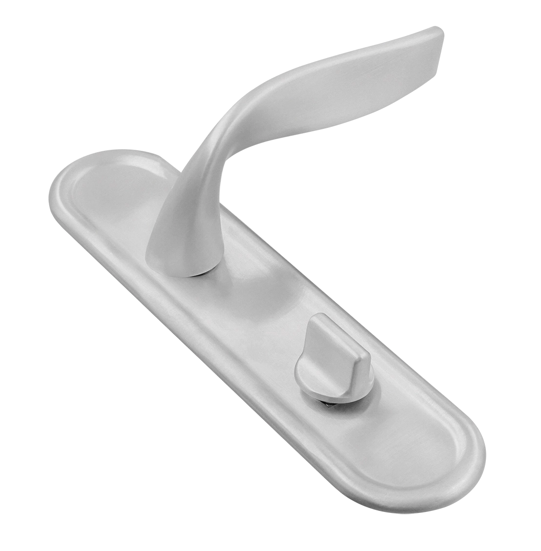 Ручка дверная SKYSCRAPER PLR SSW на планке, цвет Стокгольмский снегопад/Stockholm Snowfall фото купить Набережные Челны