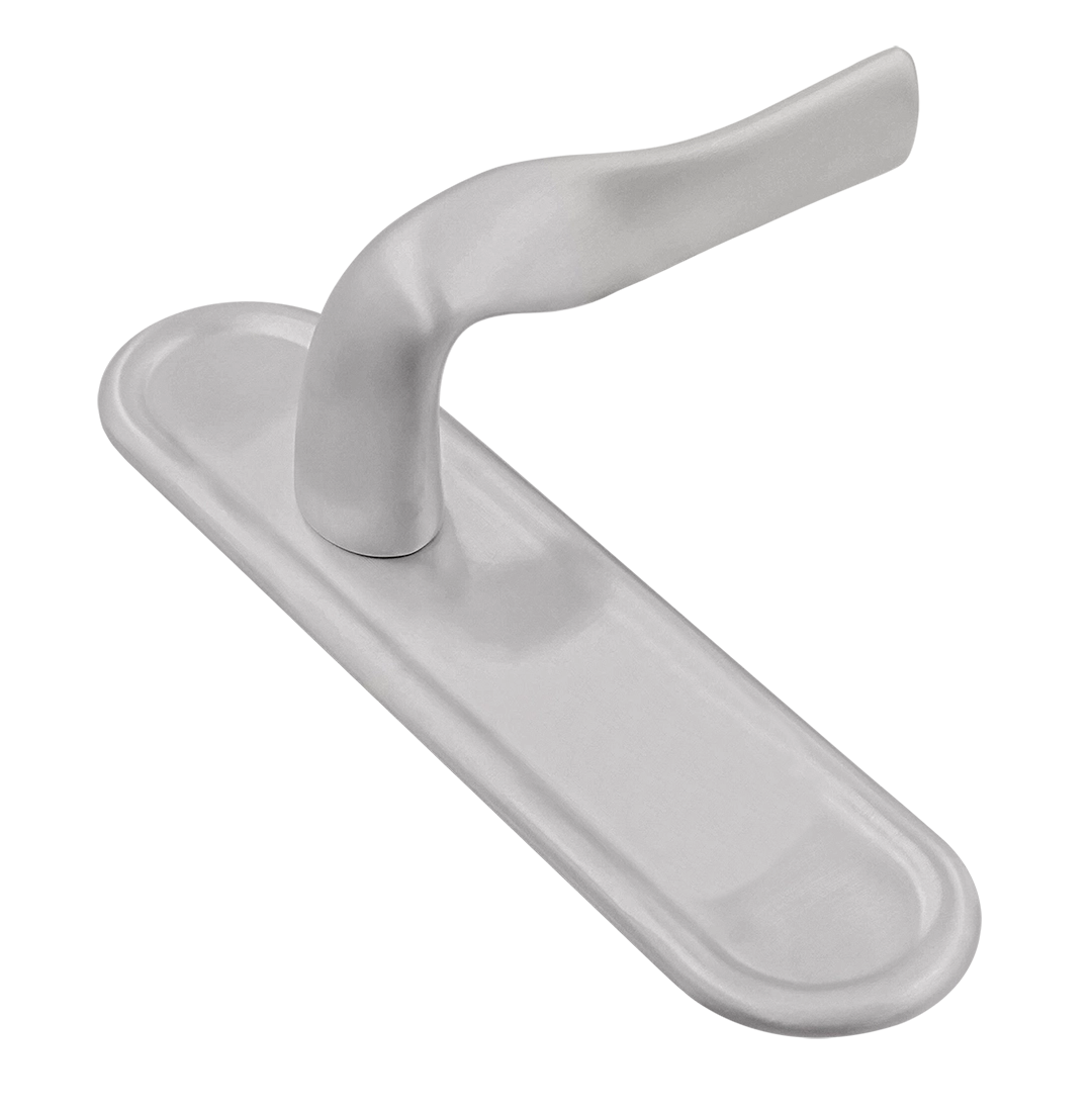 Ручка дверная LVB PLR SSW на планке, цвет Стокгольмский снегопад/Stockholm Snowfall фото купить Набережные Челны