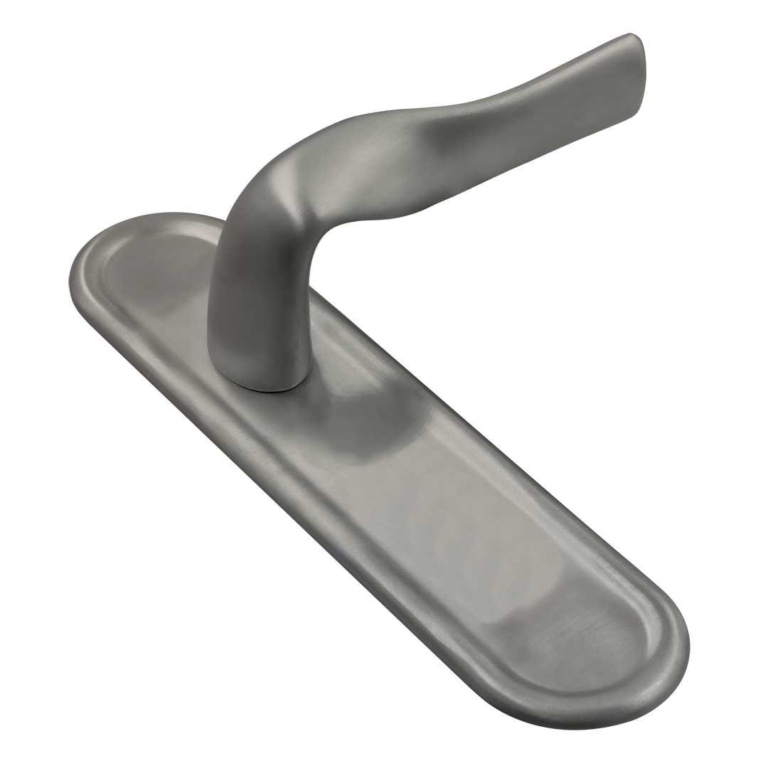 Ручка дверная LVB PLR WF на планке, цвет Зимняя стужа/Winter Frost фото купить Набережные Челны