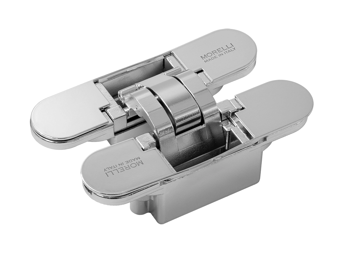 Петля скрытая HH-20 PC, врезная с 3D-регулировкой, вес полотна до 60 кг цвет хром фото купить Набережные Челны