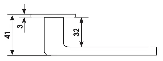 Ручка дверная DOLCE VITA S1 CRO раздельная на квадратной розетке, цвет - хром, латунь фото 4 Ручка дверная DOLCE VITA S1 CRO раздельная на квадратной розетке, цвет - хром, латунь фото morelli Набережные Челны
