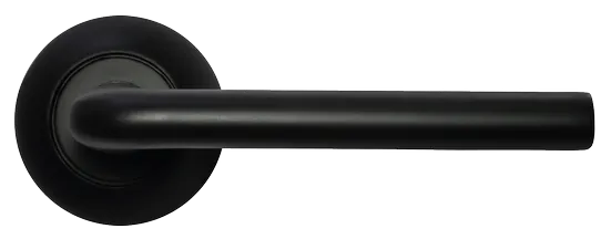 КОЛОННА, ручка дверная MH-03 BL, цвет - черный фото купить в Набережных Челнах