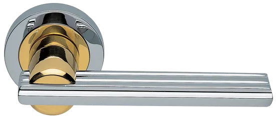 ORCHIDEA R2 COT, ручка дверная, цвет - глянцевый хром/золото фото купить Набережные Челны