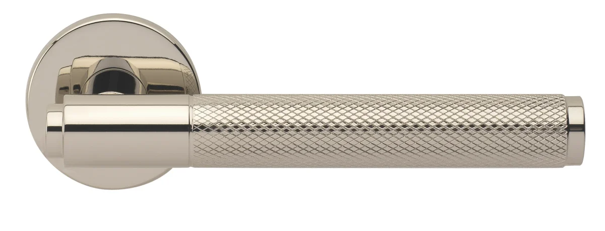 BRIDGE R6 NIS, ручка дверная с усиленной розеткой, цвет -  матовый никель фото купить Набережные Челны