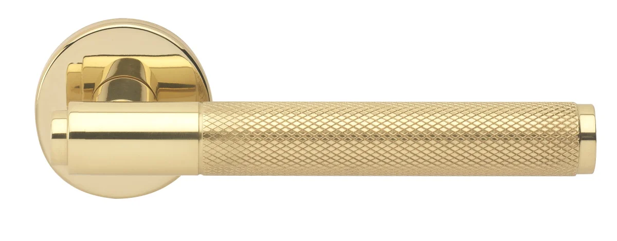 BRIDGE R6 OTL, ручка дверная с усиленной розеткой, цвет -  золото фото купить Набережные Челны